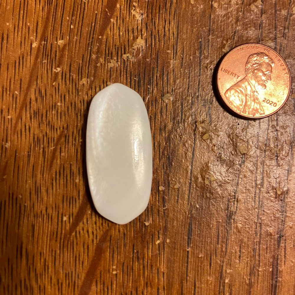 Kendra Scott Elle Stone Ivory Mother of Pearl White, One Stone